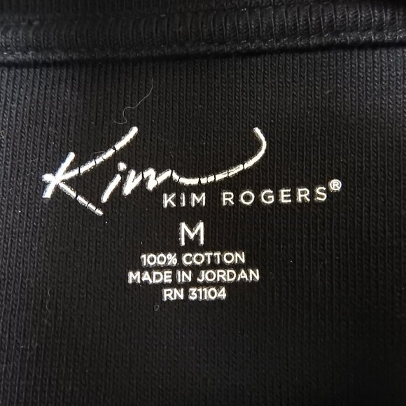 Bundle of 2 Kim Rogers Women's 3/4 Sleeve V-Neck Solid Top Size Medium - Picture 8 of 8